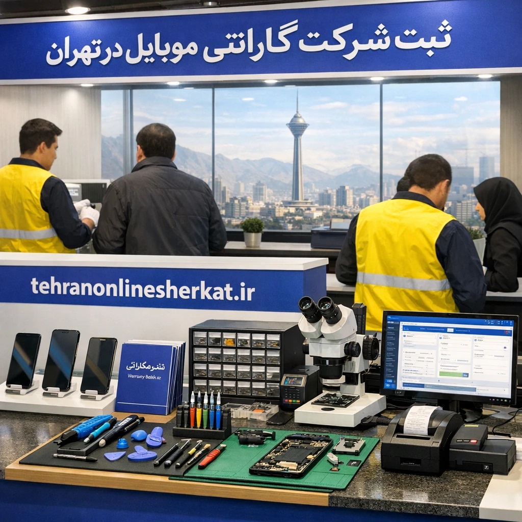 ثبت شرکت گارانتی موبایل در تهران