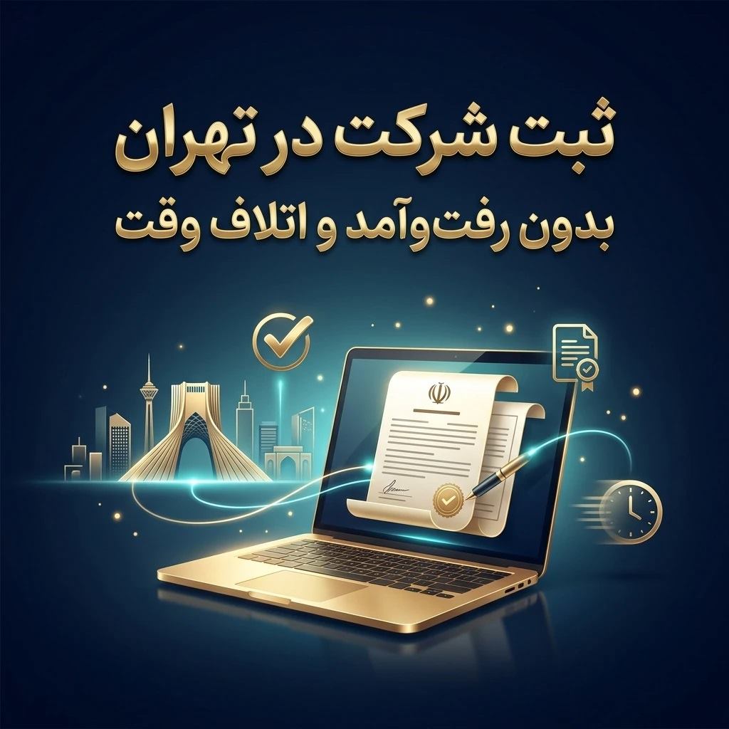 ثبت شرکت در تهران بدون رفتوآمد و اتلاف وقت